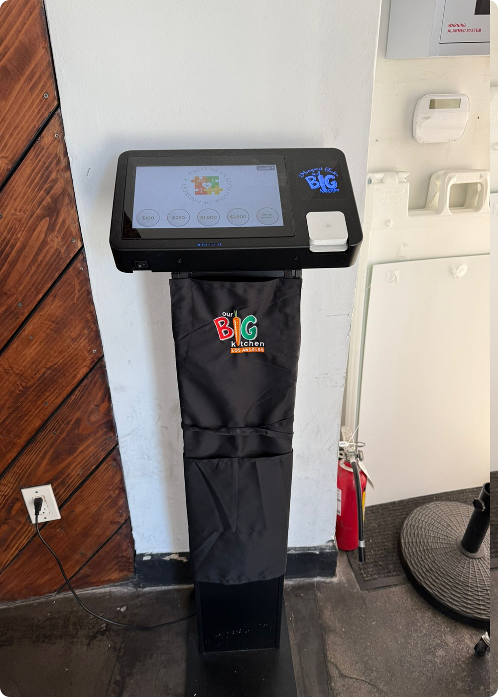 iChessed donation kiosk stand mount iChessed donation kiosk stand mount