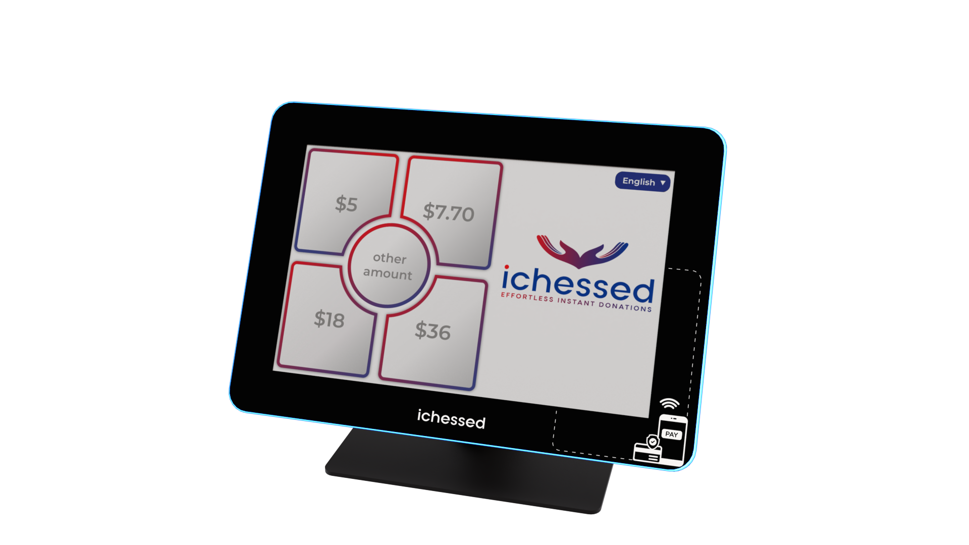 iChessed_tab_donation_kiosk_table_mount